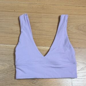 Lavender V-Neck Bralette